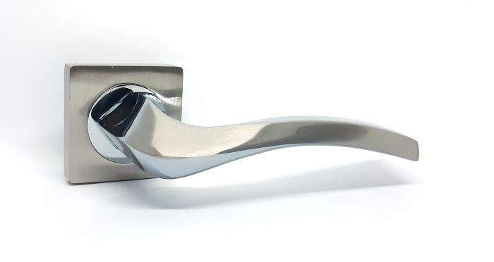 Ручка на квадратнiй основi серiя r06, 06 - 110, SN/CP | САТИН / ХРОМ, 3126