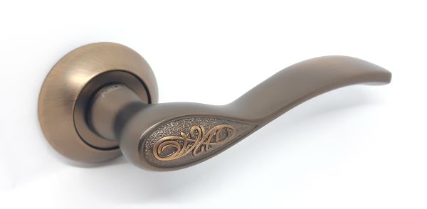Ручка на круглiй основi серiя r10, 10 - 1313, AB | БРОНЗА, 1418