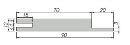 Добір унівенсальнйи Еmaleх 90 мм