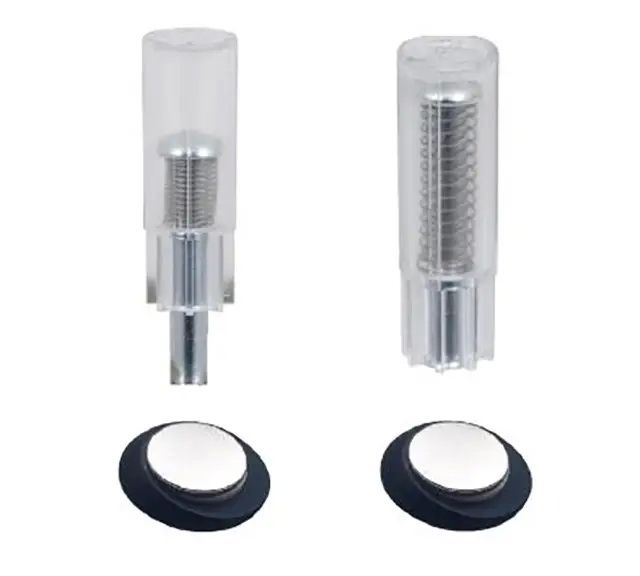 Стопор прихований Vitrum Modello2 панель чорна матова, 14х47мм