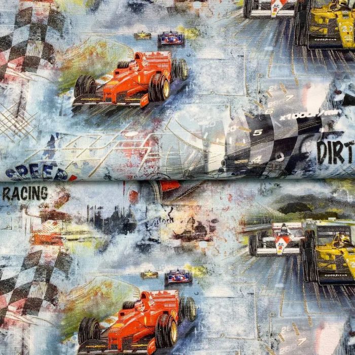 Слов'янські шпалери Машини блакитний, 328-06