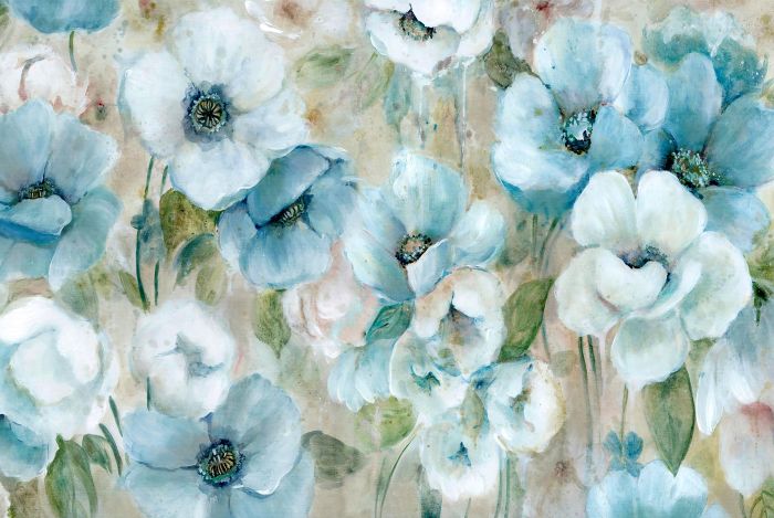 3D Фотошпалери 3Д Акварельні квіти