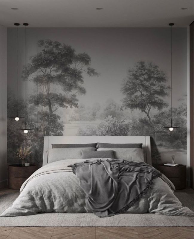 Фотошпалери: Дерева у тумані, 3DF-20250425-61