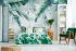3D Фотошпалери 3Д Бірюзове листя
