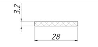 Шпуга для зєднання добору Еmaleх