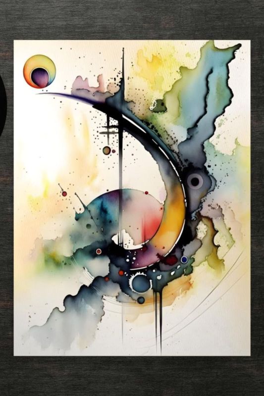 Фотошпалери: Божевільна кисть художника, A-250825-0086