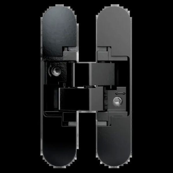 Петля ПРИХОВАНА врізна Anselmi 505 (ITALY) чорний, шт (з ковпачками)