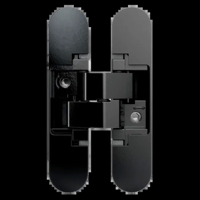 Петля ПРИХОВАНА врізна Anselmi 505 (ITALY) чорний, шт (з ковпачками)