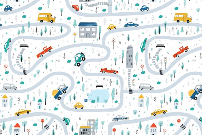 3D Фотошпалери 3Д Машинний лабіринт