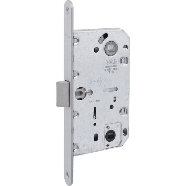 Замок міжкімнатний під WC AGB Mediana Evolution 96 мат.хром (B011025034)