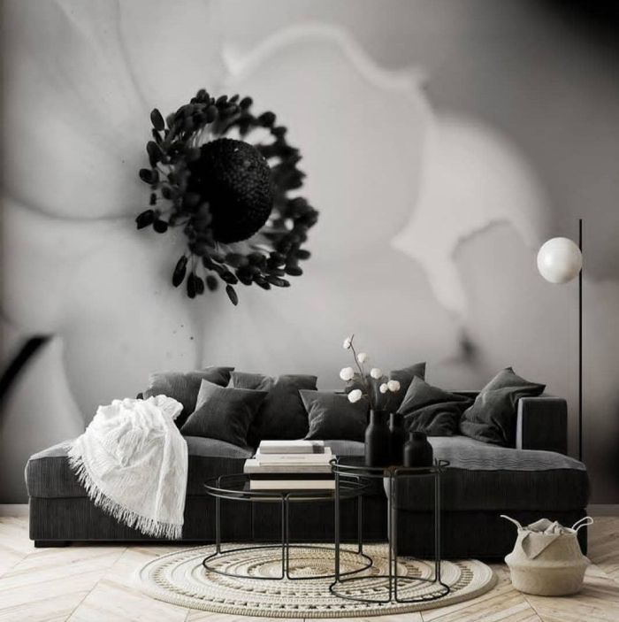 3D Фотошпалери, Квітка крупним планом, DE212202433