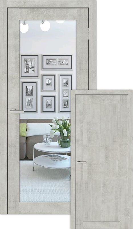 Міжкімнатні двері Europe Doors, ЗАХІДНА ЄВРОПА, НОРВЕГІЯ, ПВХ, ЦЕМЕНТ, ED_0010
