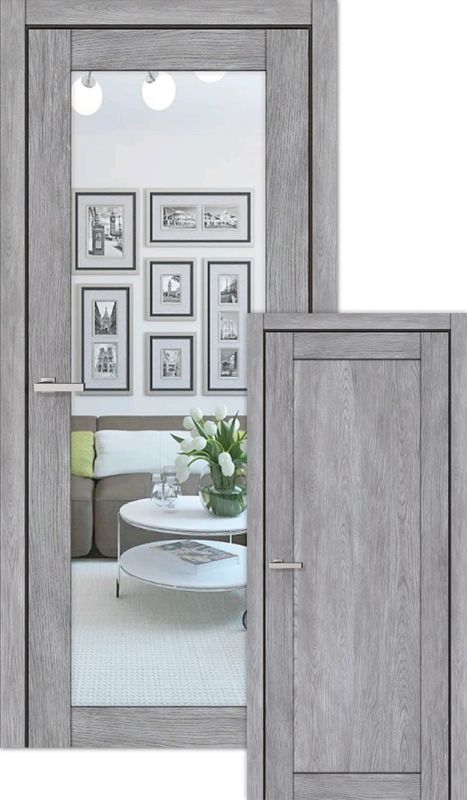 Міжкімнатні двері Europe Doors, ЗАХІДНА ЄВРОПА, НОРВЕГІЯ, ПВХ, ЗАХІДНИЙ КЛЕН, ED_0014