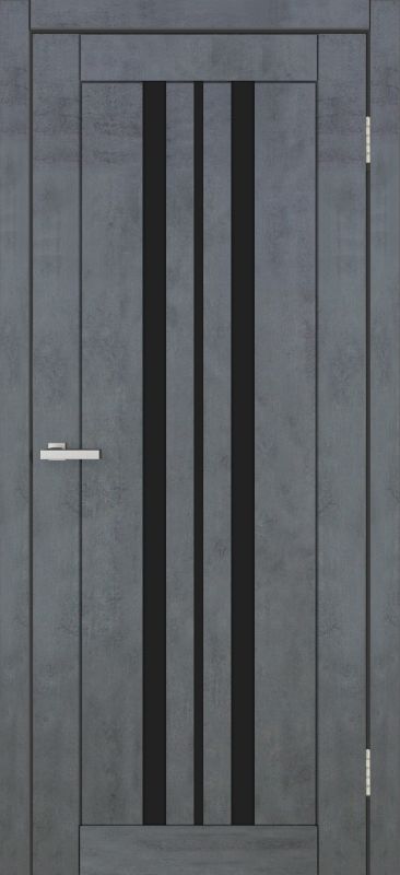 Міжкімнатні двері Europe Doors, ЗАХІДНА ЄВРОПА, АЛБАНІЯ, PVC, ТЕМНИЙ БЕТОН, ED_a_0012