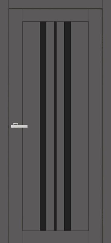Міжкімнатні двері Europe Doors, ЗАХІДНА ЄВРОПА, АЛБАНІЯ, SUPER MATE, ГРАФІТ, ED_a_0022
