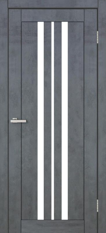 Міжкімнатні двері Europe Doors, ЗАХІДНА ЄВРОПА, АЛБАНІЯ, PVC, ТЕМНИЙ БЕТОН, ED_a_004