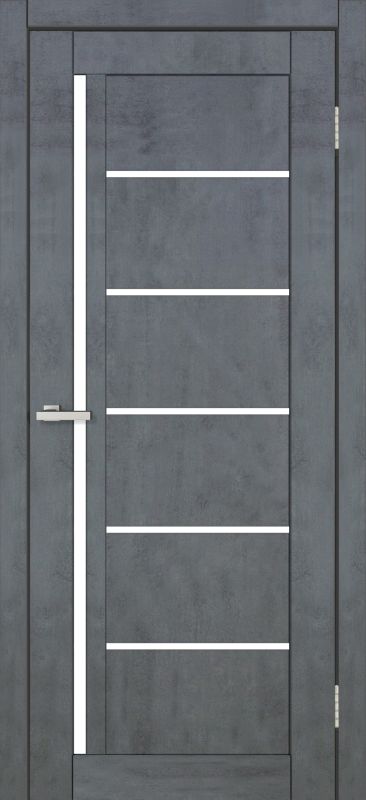 Міжкімнатні двері Europe Doors, ЗАХІДНА ЄВРОПА, АНГЛІЯ, PVC, ТЕМНИЙ БЕТОН, ED_an_0014