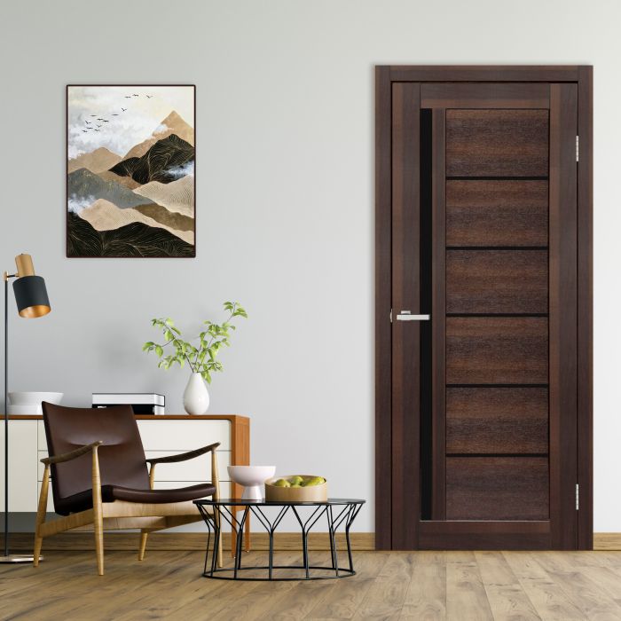 Міжкімнатні двері Europe Doors, ЗАХІДНА ЄВРОПА, АНГЛІЯ, PVC, КАШТАН, ED_an_0020