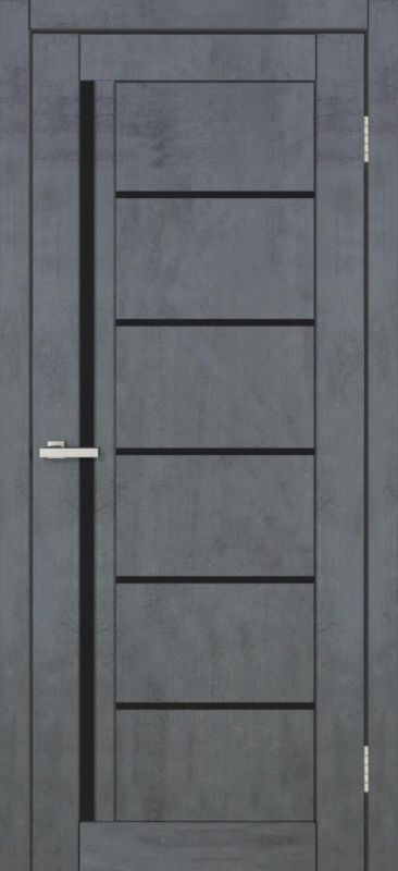 Міжкімнатні двері Europe Doors, ЗАХІДНА ЄВРОПА, АНГЛІЯ, PVC, ТЕМНИЙ БЕТОН, ED_an_0022