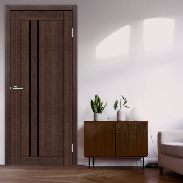 Міжкімнатні двері Europe Doors, ЗАХІДНА ЄВРОПА, БЕЛЬГІЯ, PVC, КАШТАН, ED_be_0020