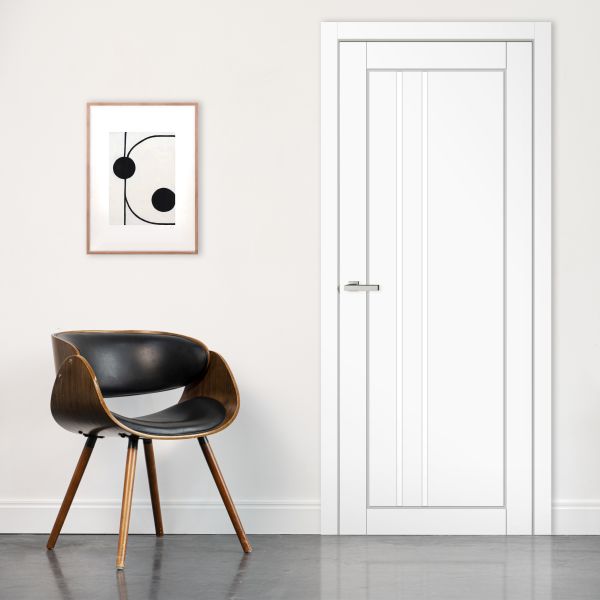 Міжкімнатні двері Europe Doors, ЗАХІДНА ЄВРОПА, БЕЛЬГІЯ, SUPER MATE, БІЛОСНІЖНИЙ, ED_be_0027