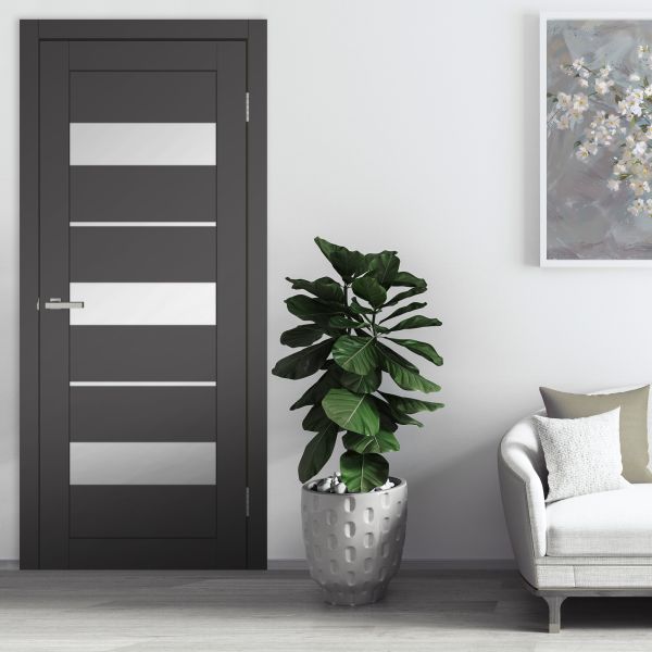 Міжкімнатні двері Europe Doors, ЗАХІДНА ЄВРОПА, ДАНІЯ, SUPER MATE, ГРАФІТ, ED_da_0029