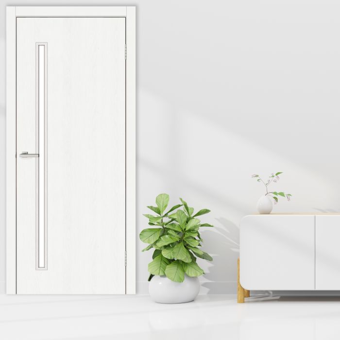 Міжкімнатні двері Europe Doors, НОВА ЄВРОПА, ЕСТОНІЯ, ПВХ, ДУБ СНІЖНИЙ, ED_es_007