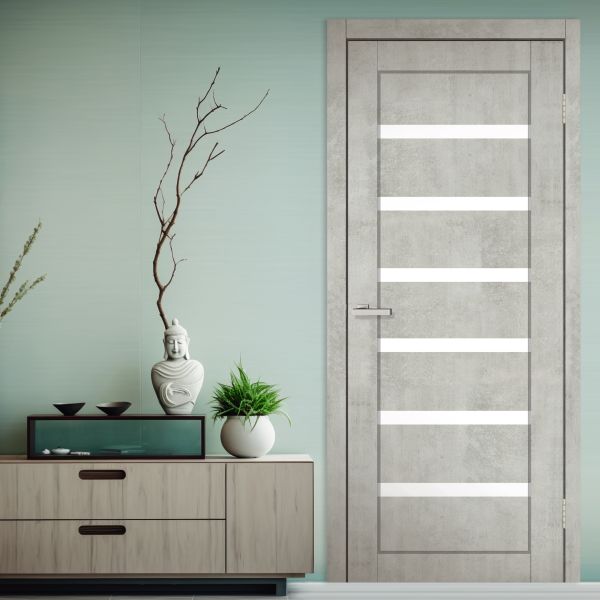 Міжкімнатні двері Europe Doors, ЗАХІДНА ЄВРОПА, ФРАНЦІЯ, PVC, ЦЕМЕНТ, ED_f_0013