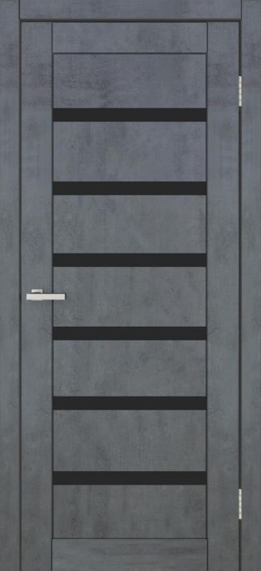 Міжкімнатні двері Europe Doors, ЗАХІДНА ЄВРОПА, ФРАНЦІЯ, PVC, ТЕМНИЙ БЕТОН, ED_f_0022