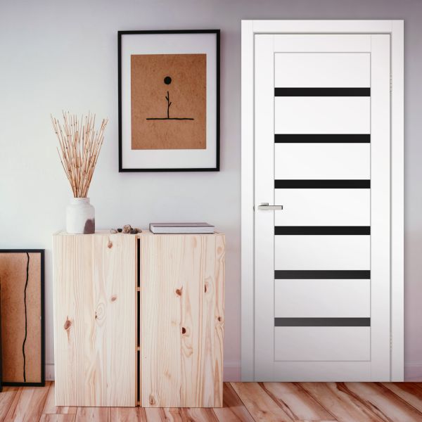 Міжкімнатні двері Europe Doors, ЗАХІДНА ЄВРОПА, ФРАНЦІЯ, SUPER MATE, БІЛОСНІЖНИЙ, ED_f_0030