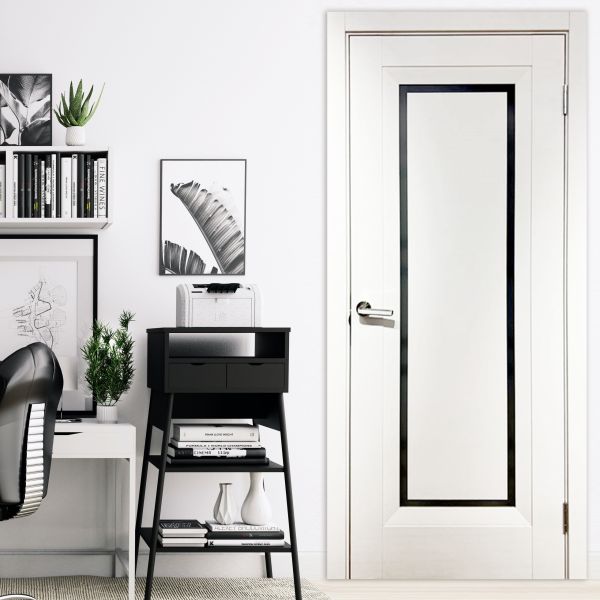 Міжкімнатні двері Europe Doors, ПІВДЕННА ЄВРОПА, ІТАЛІЯ, SUPER MATE, БІЛОСНІЖНИЙ, ED_g_0010