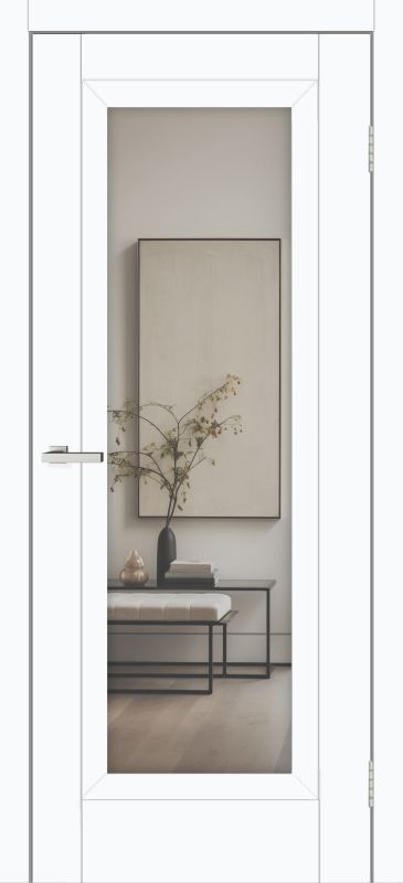 Міжкімнатні двері Europe Doors, ПІВДЕННА ЄВРОПА, БОЛГАРІЯ, SUPER MATE, БІЛОСНІЖНИЙ, ED_g_0013