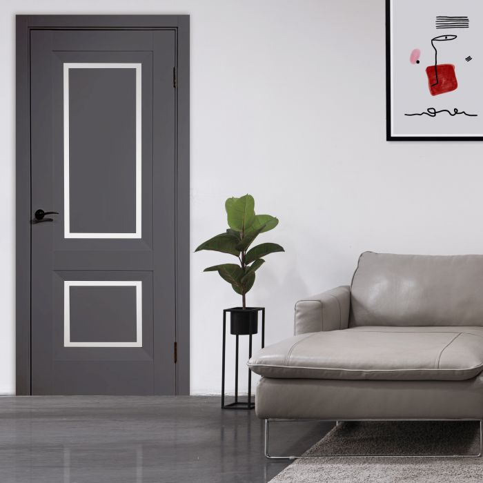 Міжкімнатні двері Europe Doors, ПІВДЕННА ЄВРОПА, ГРЕЦІЯ, SUPER MATE, ГРАФІТ, ED_g_003