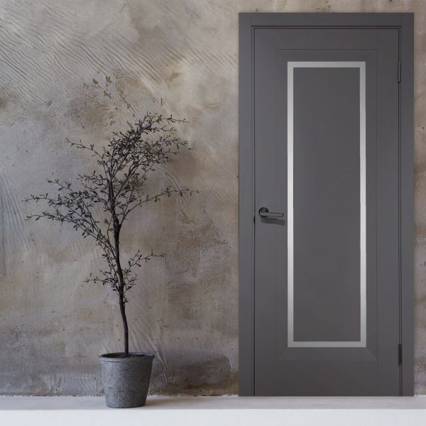 Міжкімнатні двері Europe Doors, ПІВДЕННА ЄВРОПА, ІТАЛІЯ, SUPER MATE, ГРАФІТ, ED_g_009