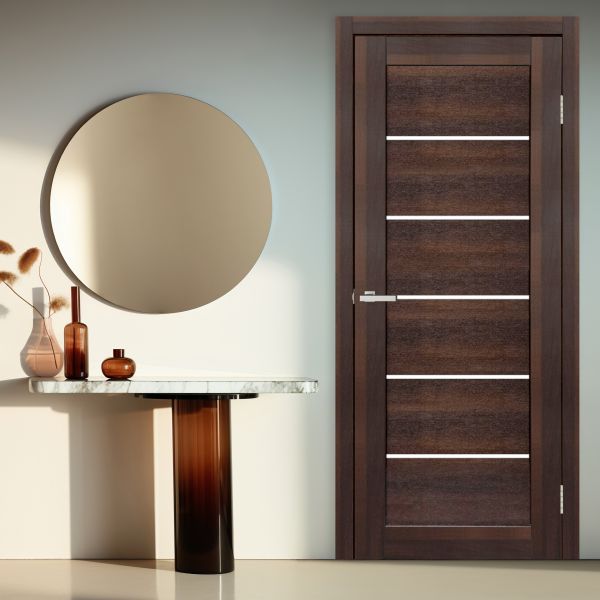 Міжкімнатні двері Europe Doors, ЗАХІДНА ЄВРОПА, ІСПАНІЯ, PVC, КАШТАН, ED_i_0012