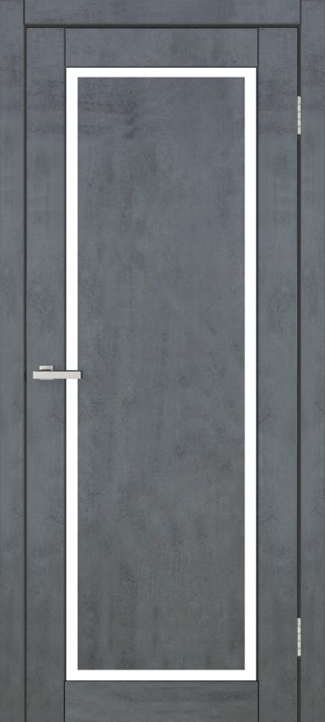 Міжкімнатні двері Europe Doors, ЗАХІДНА ЄВРОПА, КІПР, PVC, ТЕМНИЙ БЕТОН, ED_k_004