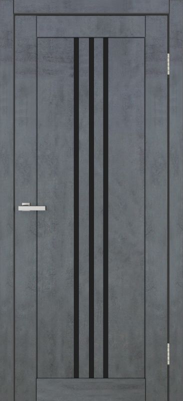 Міжкімнатні двері Europe Doors, ЗАХІДНА ЄВРОПА, ЛЮКСЕМБУРГ, PVC, ТЕМНИЙ БЕТОН, ED_l_0012
