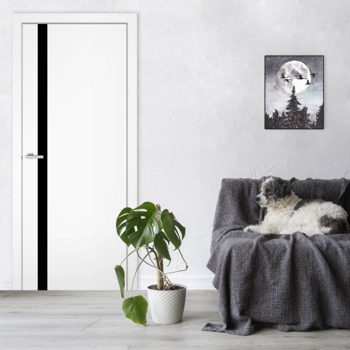 Міжкімнатні двері Europe Doors, НОВА ЄВРОПА, ЛИТВА, SUPER MATE, БІЛОСНІЖНИЙ, ED_li_0013