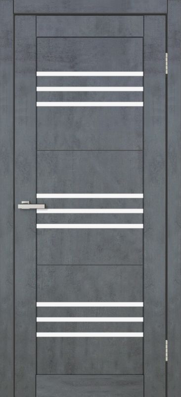 Міжкімнатні двері Europe Doors, ЗАХІДНА ЄВРОПА, МОНАКО, PVC, ТЕМНИЙ БЕТОН, ED_m_0014