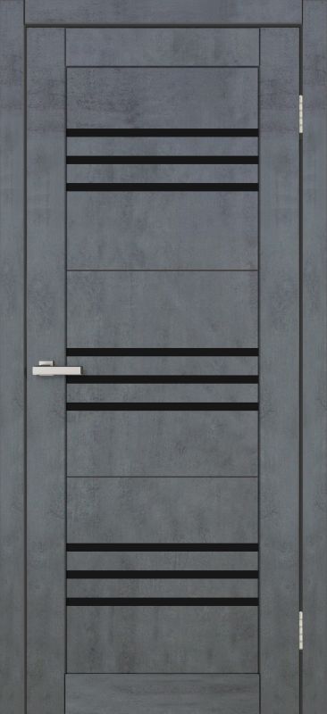 Міжкімнатні двері Europe Doors, ЗАХІДНА ЄВРОПА, МОНАКО, PVC, ТЕМНИЙ БЕТОН, ED_m_0022