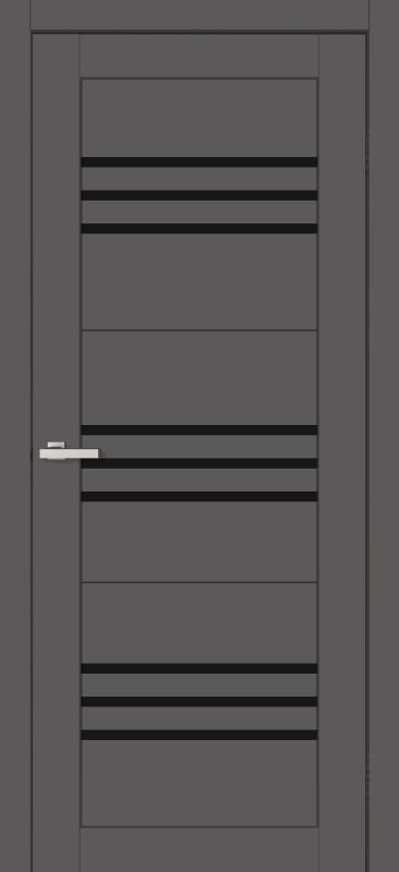 Міжкімнатні двері Europe Doors, ЗАХІДНА ЄВРОПА, МОНАКО, SUPER MATE, ГРАФІТ, ED_m_0032