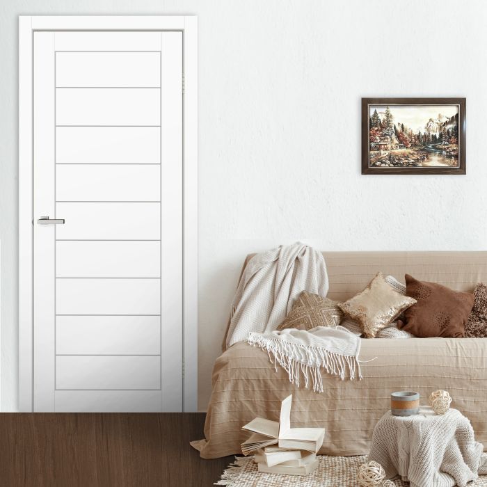 Міжкімнатні двері Europe Doors, ЗАХІДНА ЄВРОПА, ПОРТУГАЛІЯ, SUPER MATE, БІЛОСНІЖНИЙ, ED_po_0014