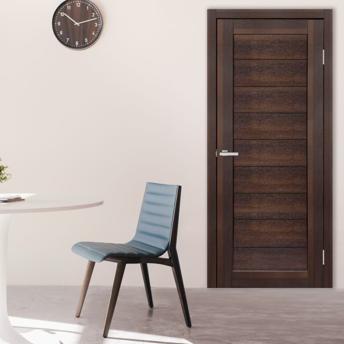 Міжкімнатні двері Europe Doors, ЗАХІДНА ЄВРОПА, ПОРТУГАЛІЯ, PVC, КАШТАН, ED_po_007