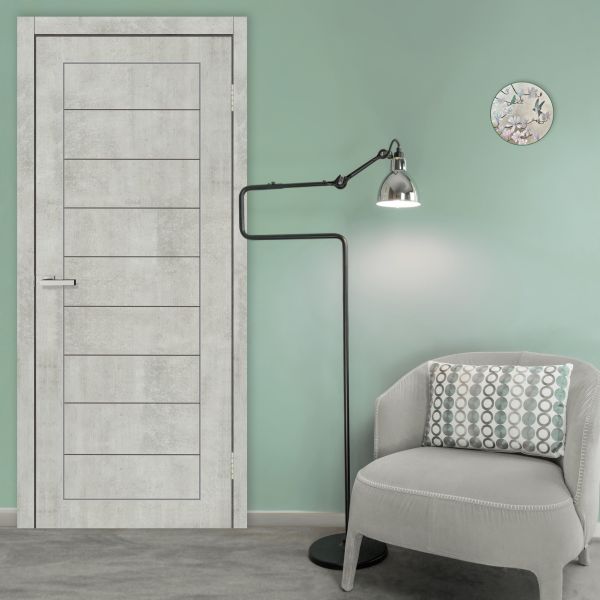Міжкімнатні двері Europe Doors, ЗАХІДНА ЄВРОПА, ПОРТУГАЛІЯ, PVC, ЦЕМЕНТ, ED_po_008