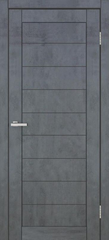Міжкімнатні двері Europe Doors, ЗАХІДНА ЄВРОПА, ПОРТУГАЛІЯ, PVC, ТЕМНИЙ БЕТОН, ED_po_009