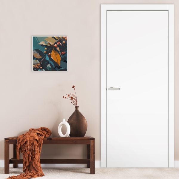 Міжкімнатні двері Europe Doors, НОВА ЄВРОПА, ПОЛЬЩА, SUPER MATE, БІЛОСНІЖНИЙ, ED_pol_0015