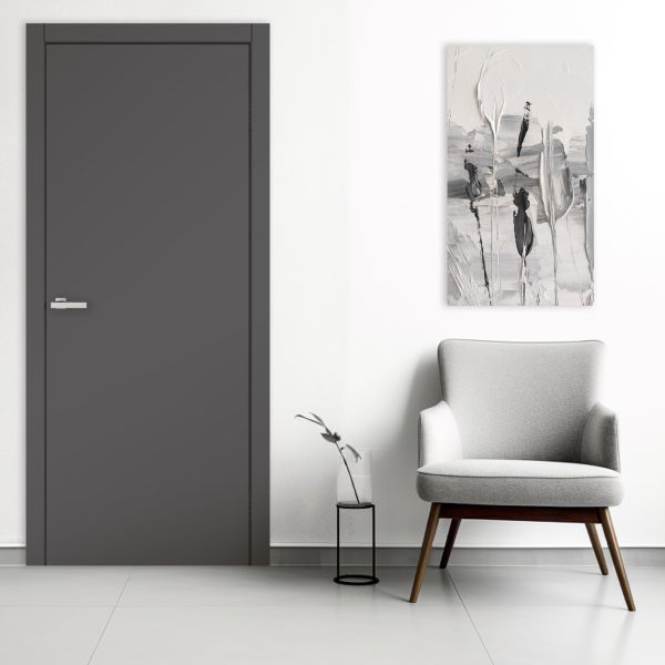Міжкімнатні двері Europe Doors, НОВА ЄВРОПА, ПОЛЬЩА, SUPER MATE, ГРАФІТ, ED_pol_0017