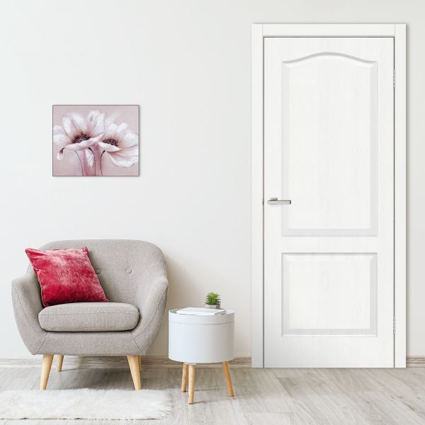 Міжкімнатні двері Europe Doors, НОВА ЄВРОПА, РУМУНІЯ, ПВХ, ДУБ СНІЖНИЙ, ED_rum_001