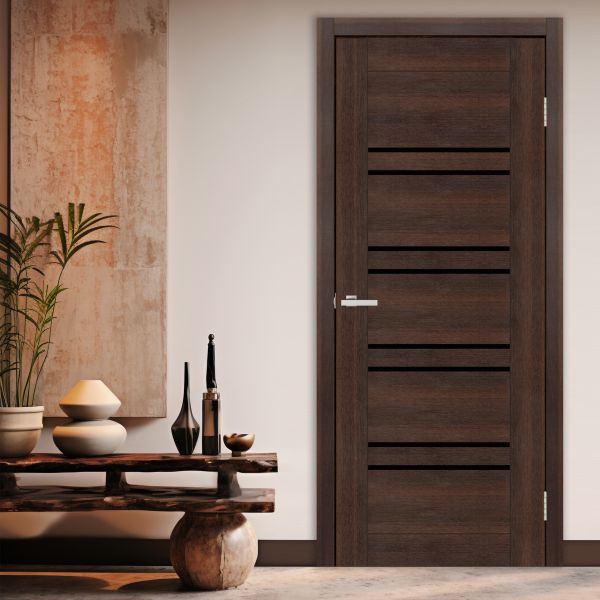Міжкімнатні двері Europe Doors, ЗАХІДНА ЄВРОПА, ШОТЛАНДІЯ, PVC, КАШТАН, ED_sh_0020