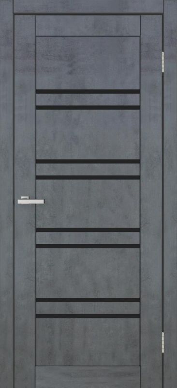 Міжкімнатні двері Europe Doors, ЗАХІДНА ЄВРОПА, ШОТЛАНДІЯ, PVC, ТЕМНИЙ БЕТОН, ED_sh_0022